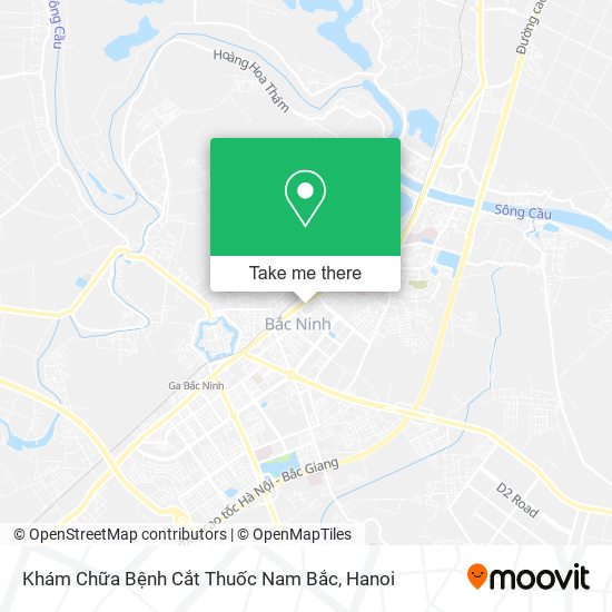 Khám Chữa Bệnh Cắt Thuốc Nam Bắc map