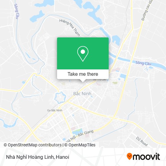 Nhà Nghỉ Hoàng Linh map