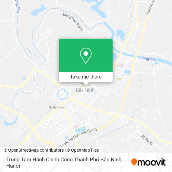 Trung Tâm Hành Chính Công Thành Phố Bắc Ninh map
