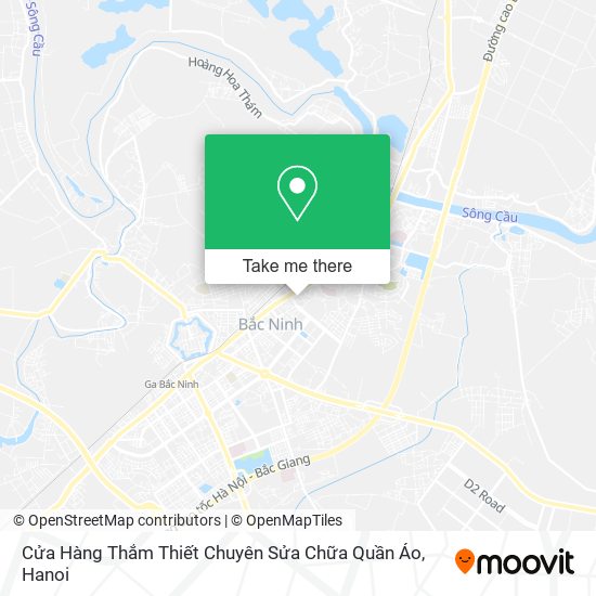 Cửa Hàng Thắm Thiết Chuyên Sửa Chữa Quần Áo map