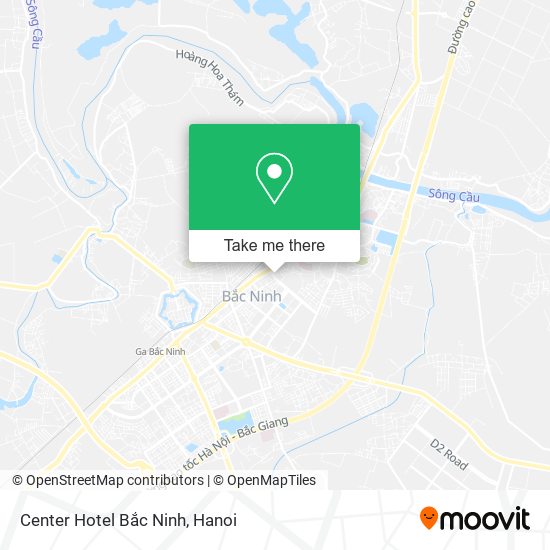 Center Hotel Bắc Ninh map