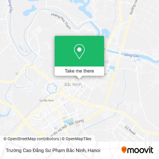 Trường Cao Đẳng Sư Phạm Bắc Ninh map