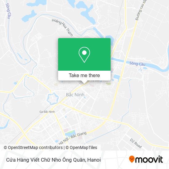 Cửa Hàng Viết Chữ Nho Ông Quân map