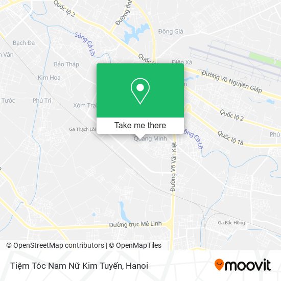 Tiệm Tóc Nam Nữ Kim Tuyến map