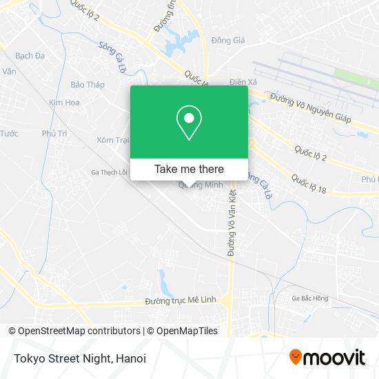 Tokyo Street Night map