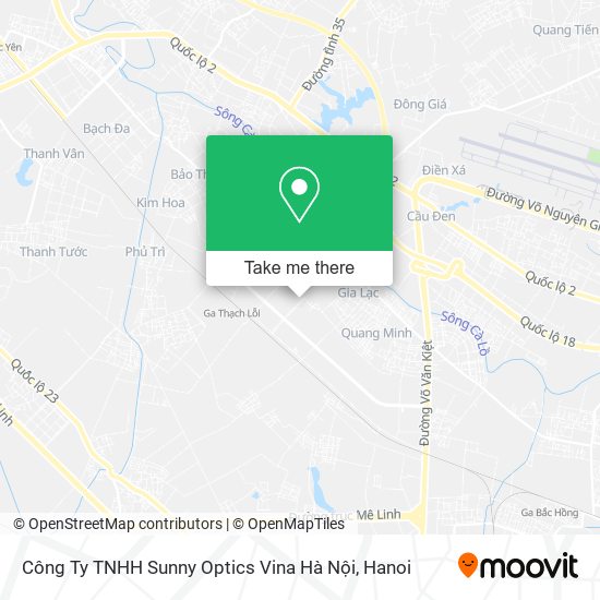 Công Ty TNHH Sunny Optics Vina Hà Nội map