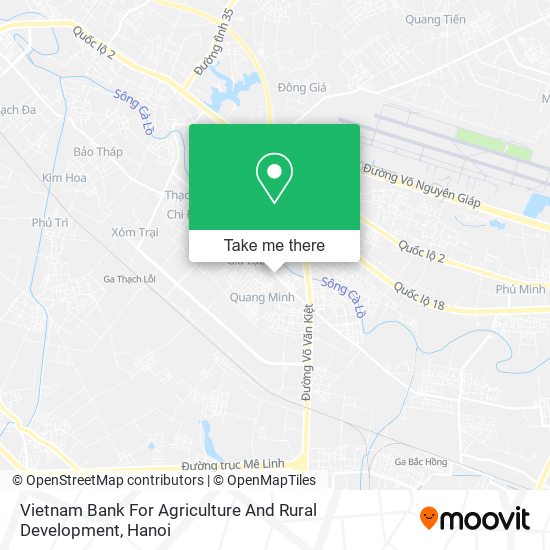 Vietnam Bank For Agriculture And Rural Development map