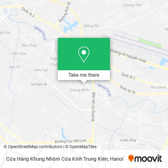 Cửa Hàng Khung Nhôm Cửa Kính Trung Kiên map