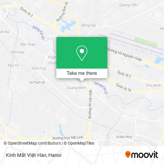 Kính Mắt Việt Hàn map
