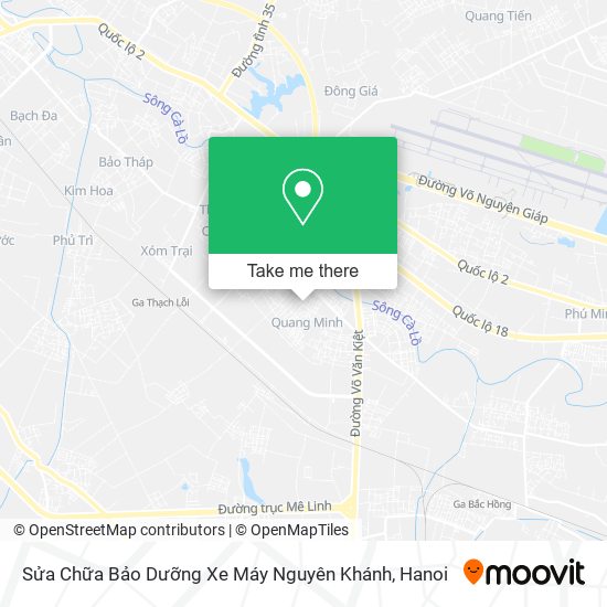 Sửa Chữa Bảo Dưỡng Xe Máy Nguyên Khánh map