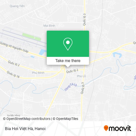 Bia Hơi Việt Hà map