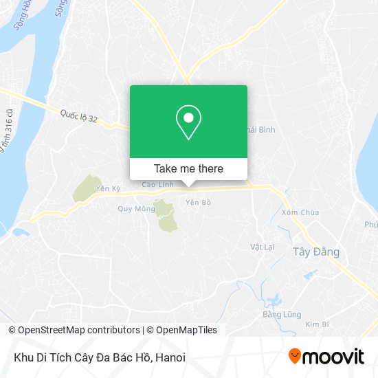 Khu Di Tích Cây Đa Bác Hồ map