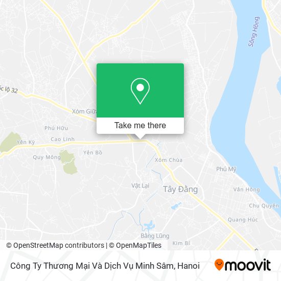 Công Ty Thương Mại Và Dịch Vụ Minh Sâm map