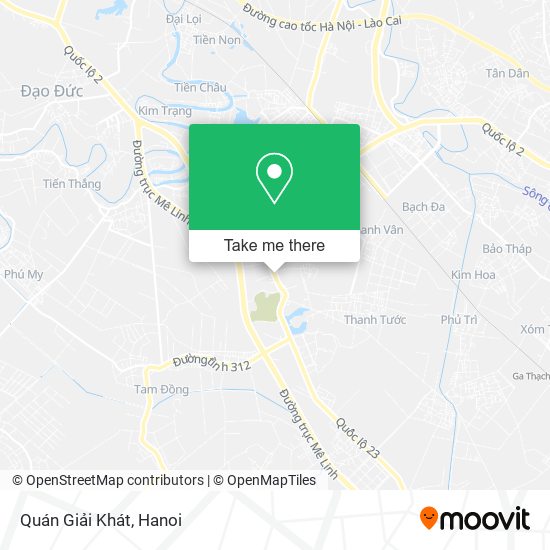 Quán Giải Khát map