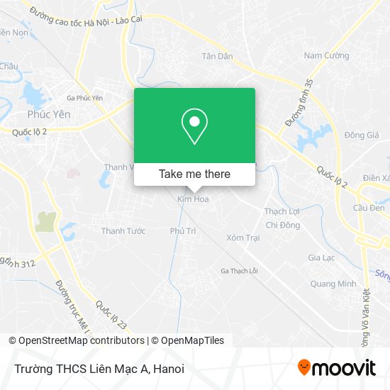 Trường THCS Liên Mạc A map