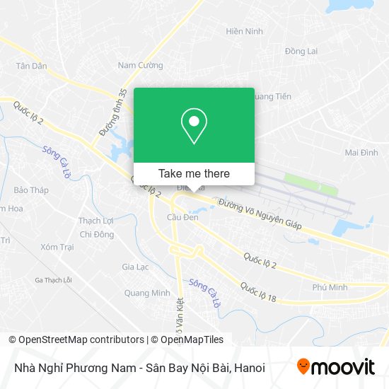 Nhà Nghỉ Phương Nam - Sân Bay Nội Bài map