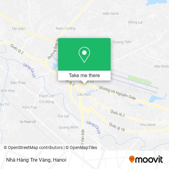 Nhà Hàng Tre Vàng map