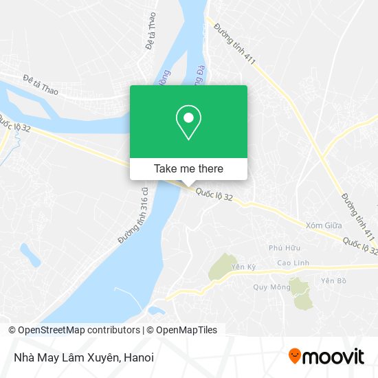 Nhà May Lâm Xuyên map