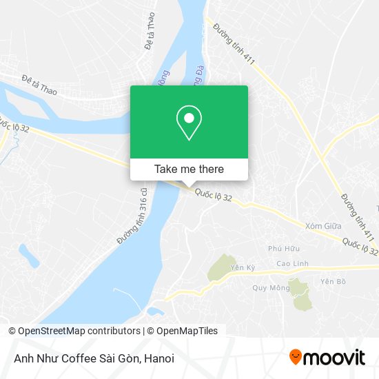 Anh Như Coffee Sài Gòn map