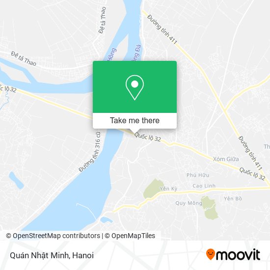 Quán Nhật Minh map