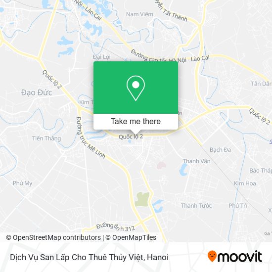 Dịch Vụ San Lấp Cho Thuê Thủy Việt map