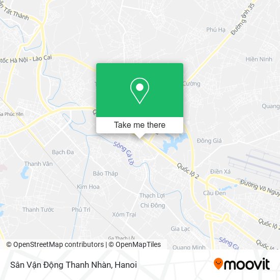 Sân Vận Động Thanh Nhàn map