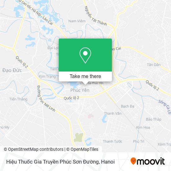 Hiệu Thuốc Gia Truyền Phúc Sơn Đường map