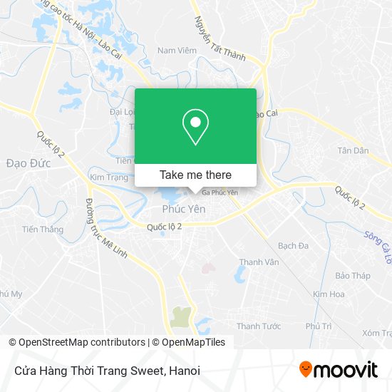 Cửa Hàng Thời Trang Sweet map