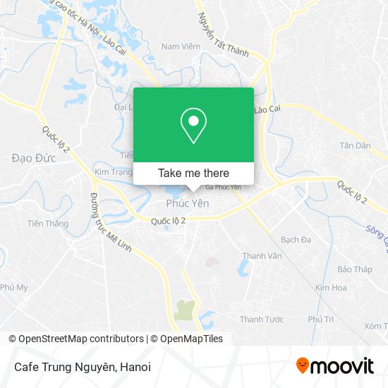 Cafe Trung Nguyên map