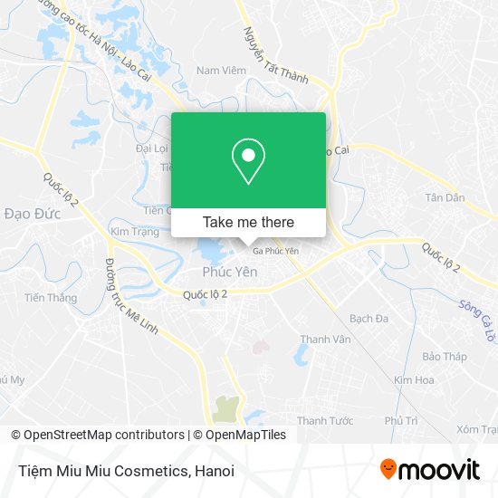 Tiệm Miu Miu Cosmetics map