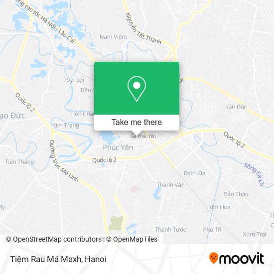Tiệm Rau Má Maxh map