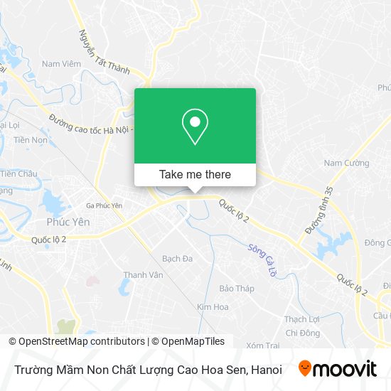 Trường Mầm Non Chất Lượng Cao Hoa Sen map