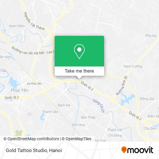 Gold Tattoo Studio map