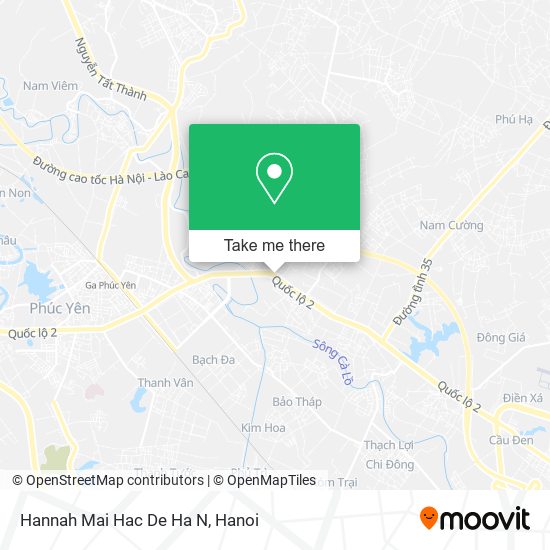 Hannah Mai Hac De Ha N map