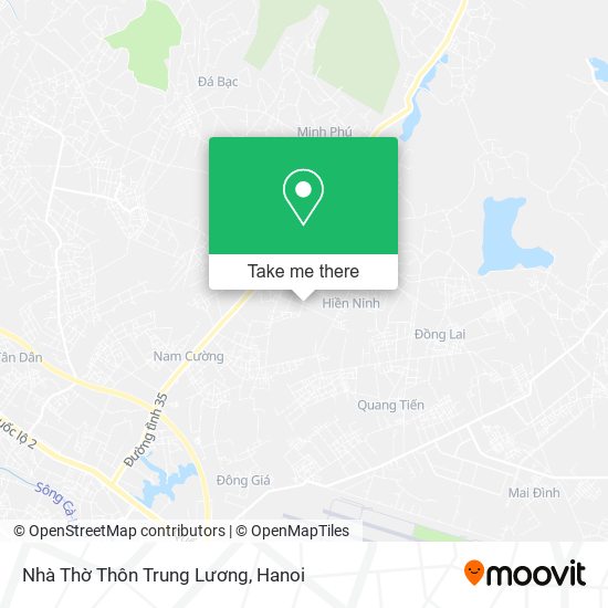 Nhà Thờ Thôn Trung Lương map