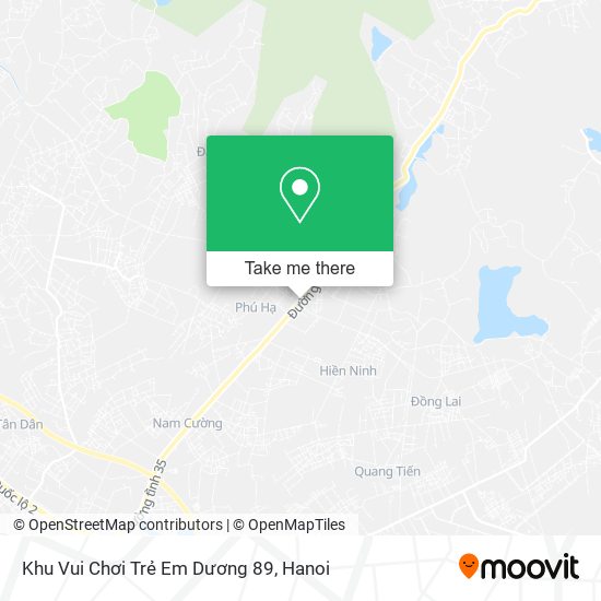 Khu Vui Chơi Trẻ Em Dương 89 map