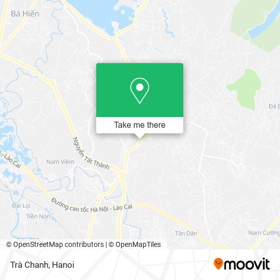 Trà Chanh map