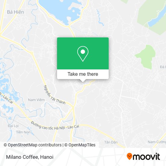 Milano Coffee map