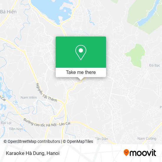 Karaoke Hà Dung map