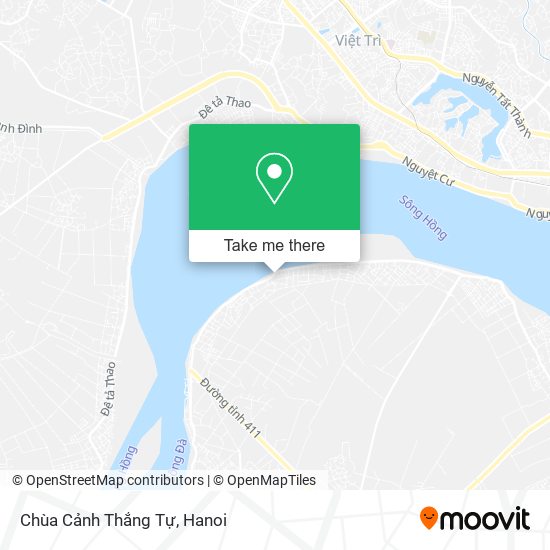 Chùa Cảnh Thắng Tự map