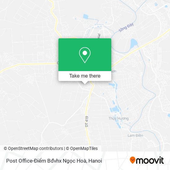 Post Office-Điểm Bđvhx Ngọc Hoà map