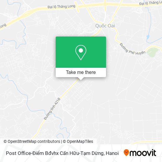 Post Office-Điểm Bđvhx Cấn Hữu-Tạm Dừng map