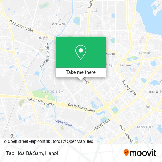 Tạp Hóa Bà Sam map