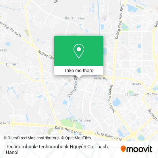 Techcombank-Techcombank Nguyễn Cơ Thạch map