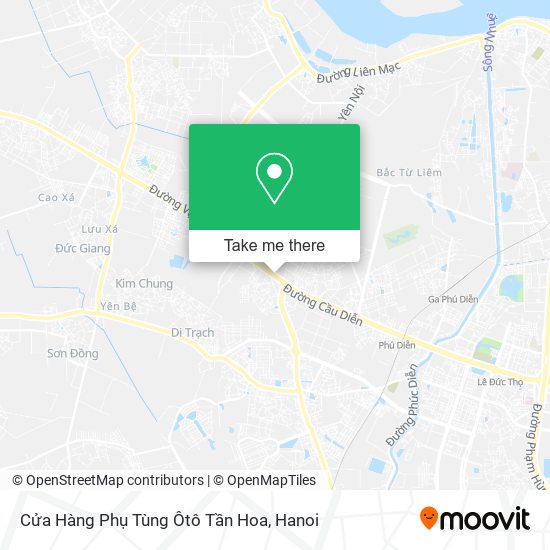 Cửa Hàng Phụ Tùng Ôtô Tần Hoa map