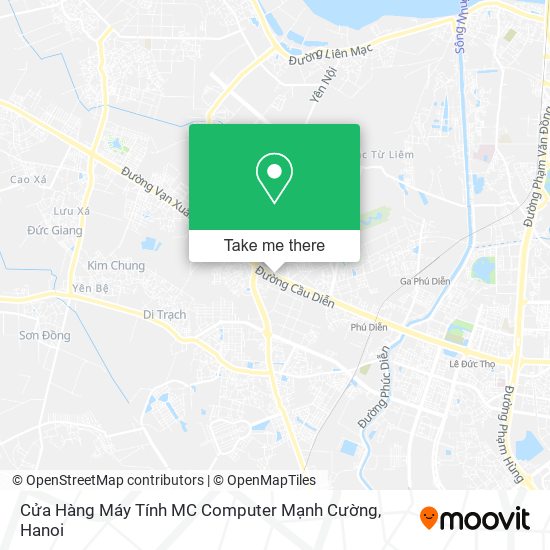 Cửa Hàng Máy Tính MC Computer Mạnh Cường map