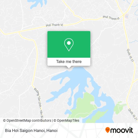 Bia Hơi Saigon Hanoi map