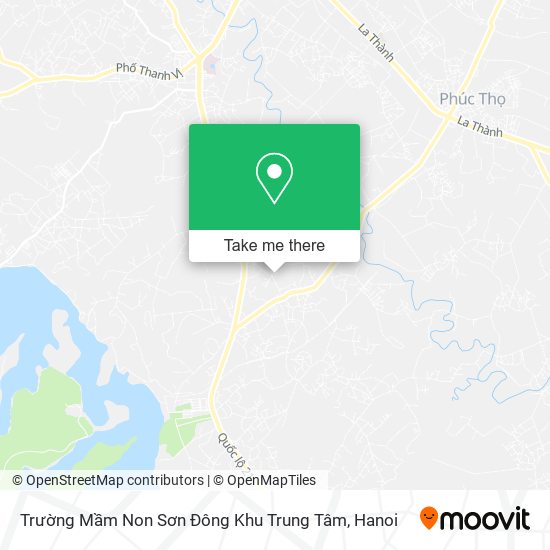 Trường Mầm Non Sơn Đông Khu Trung Tâm map