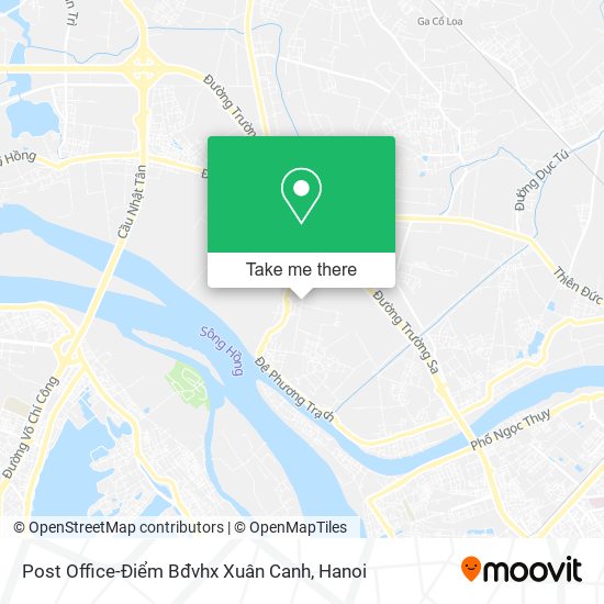 Post Office-Điểm Bđvhx Xuân Canh map