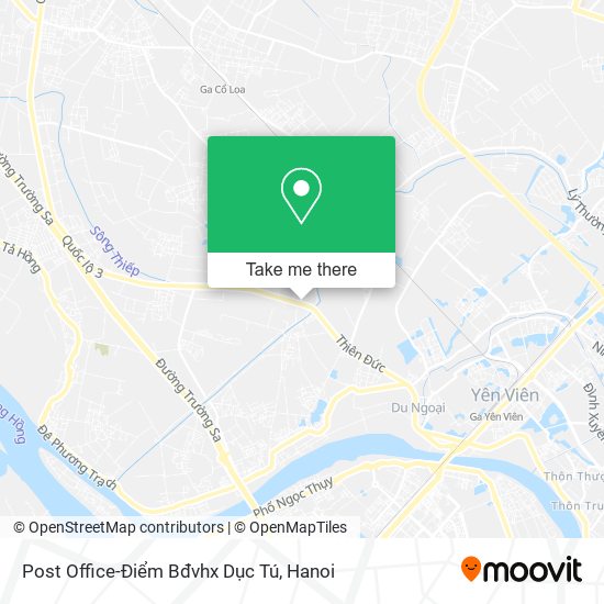 Post Office-Điểm Bđvhx Dục Tú map